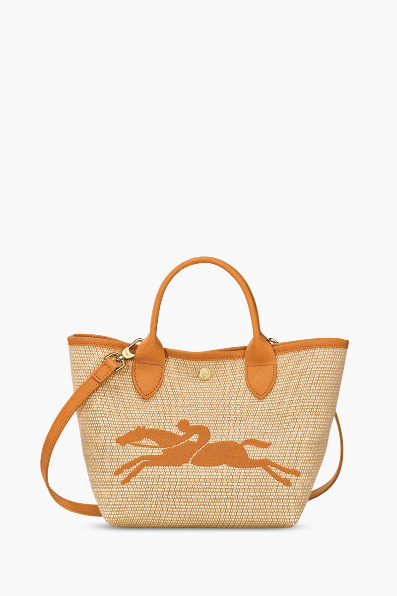 LONGCHAMP Small Le Pliage Panier Basket Bag in Apricot 0