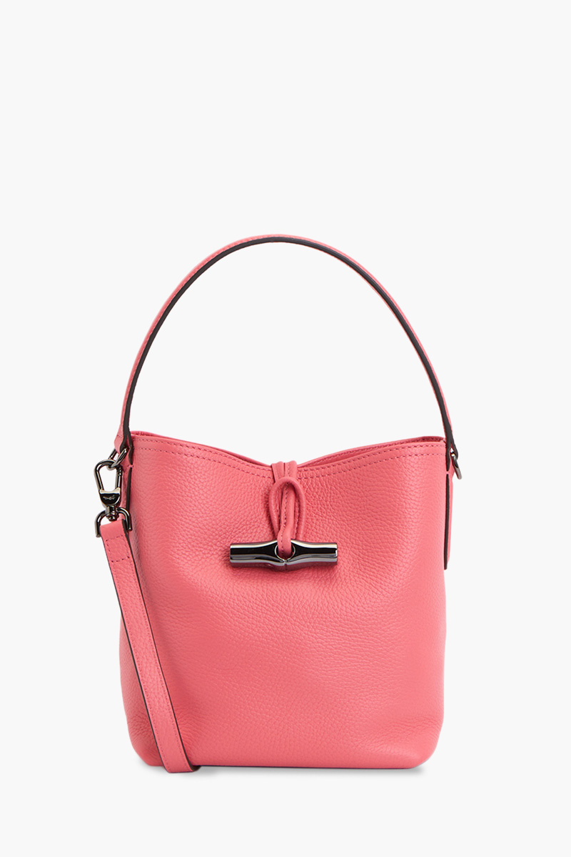 LONGCHAMP Roseau Essential XS Bucket Bag in Greanadine Leather 0