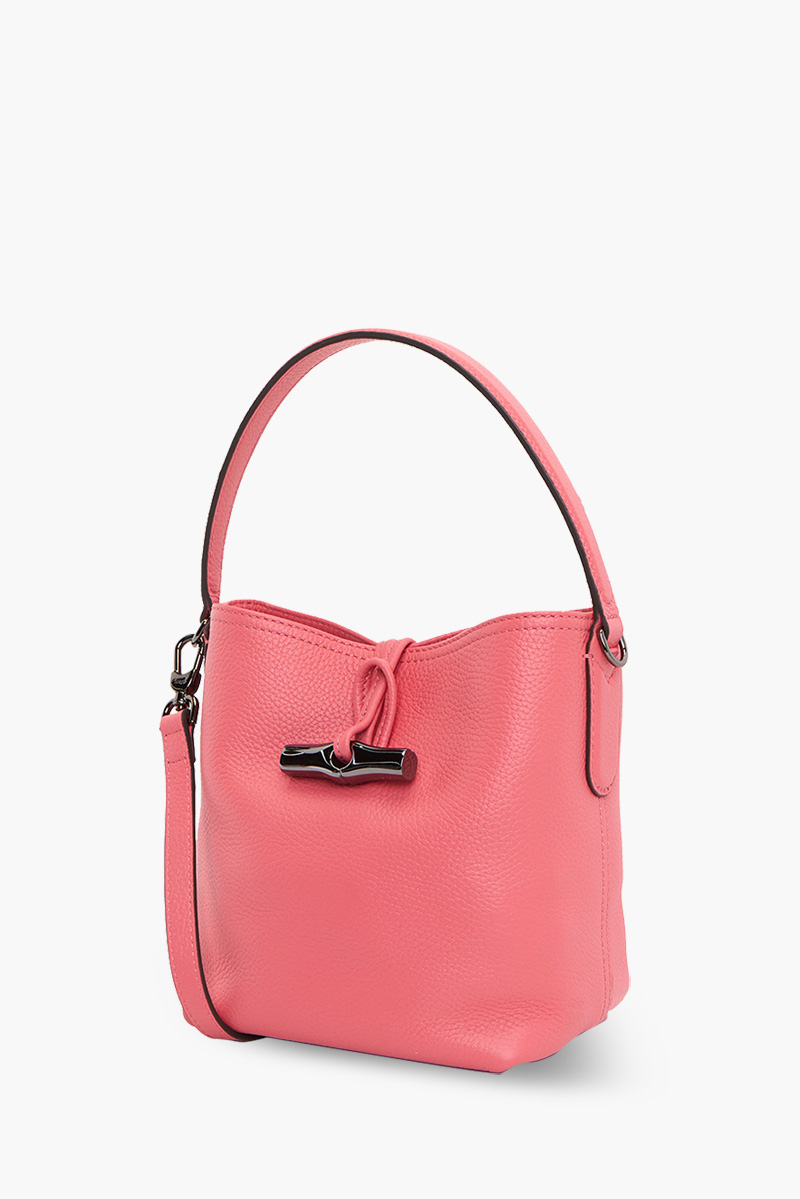 LONGCHAMP Roseau Essential XS Bucket Bag in Greanadine Leather 2