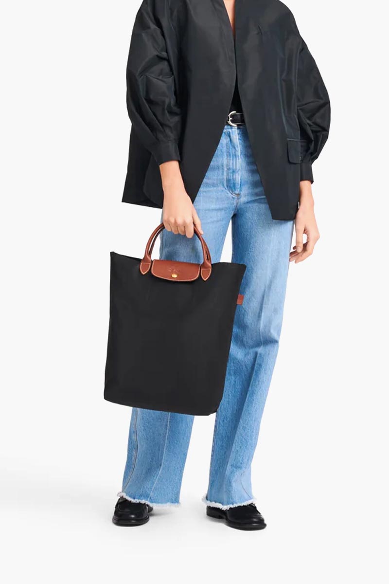 LONGCHAMP Medium Le Pliage Original Tote in Black 3