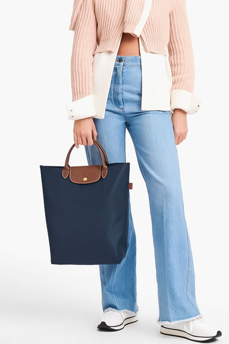 LONGCHAMP Medium Le Pliage Original Tote in Navy 3