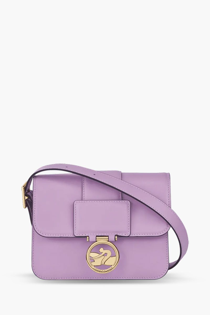 LONGCHAMP Small Box Trot Crossbody Bag in Lilac 0