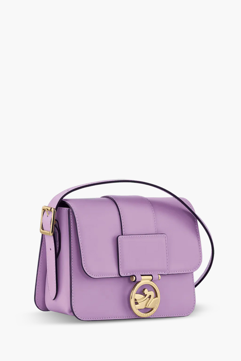 LONGCHAMP Small Box Trot Crossbody Bag in Lilac 2