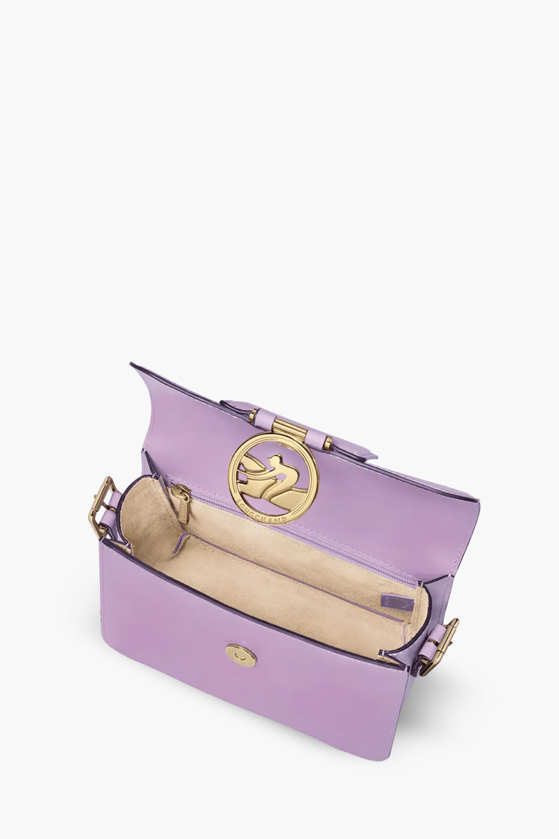 LONGCHAMP Small Box Trot Crossbody Bag in Lilac 3