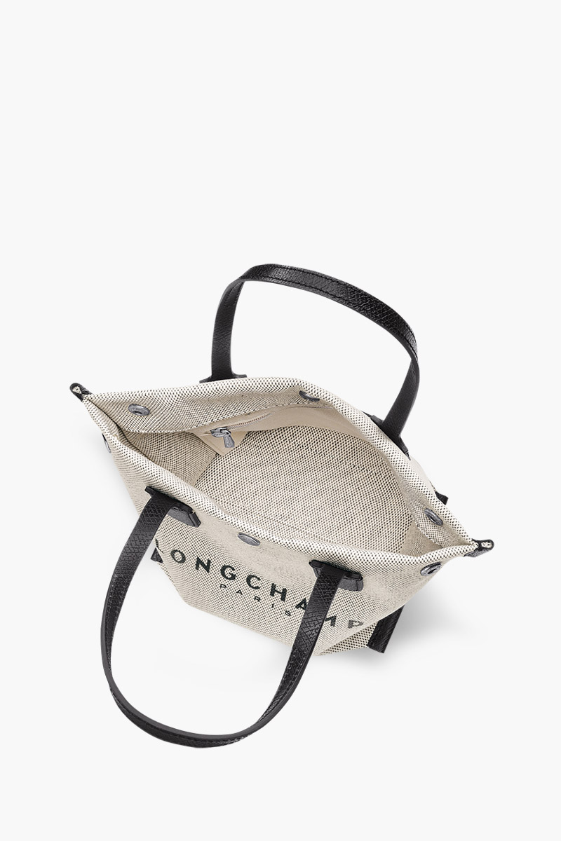 LONGCHAMP Essential XS Tote Bag in Ecru Canvas 3