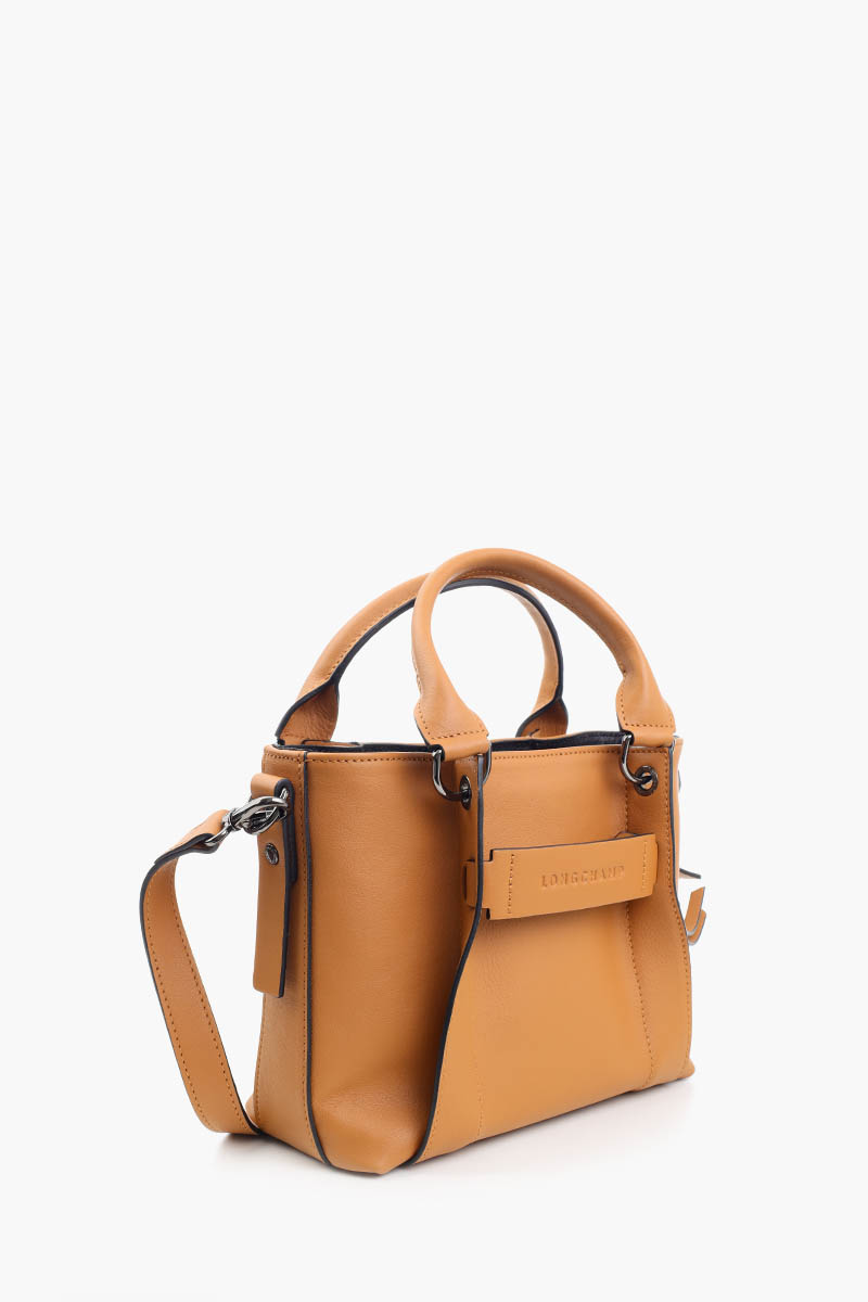 LONGCHAMP Small 3D Handbag in Natural Leather 1