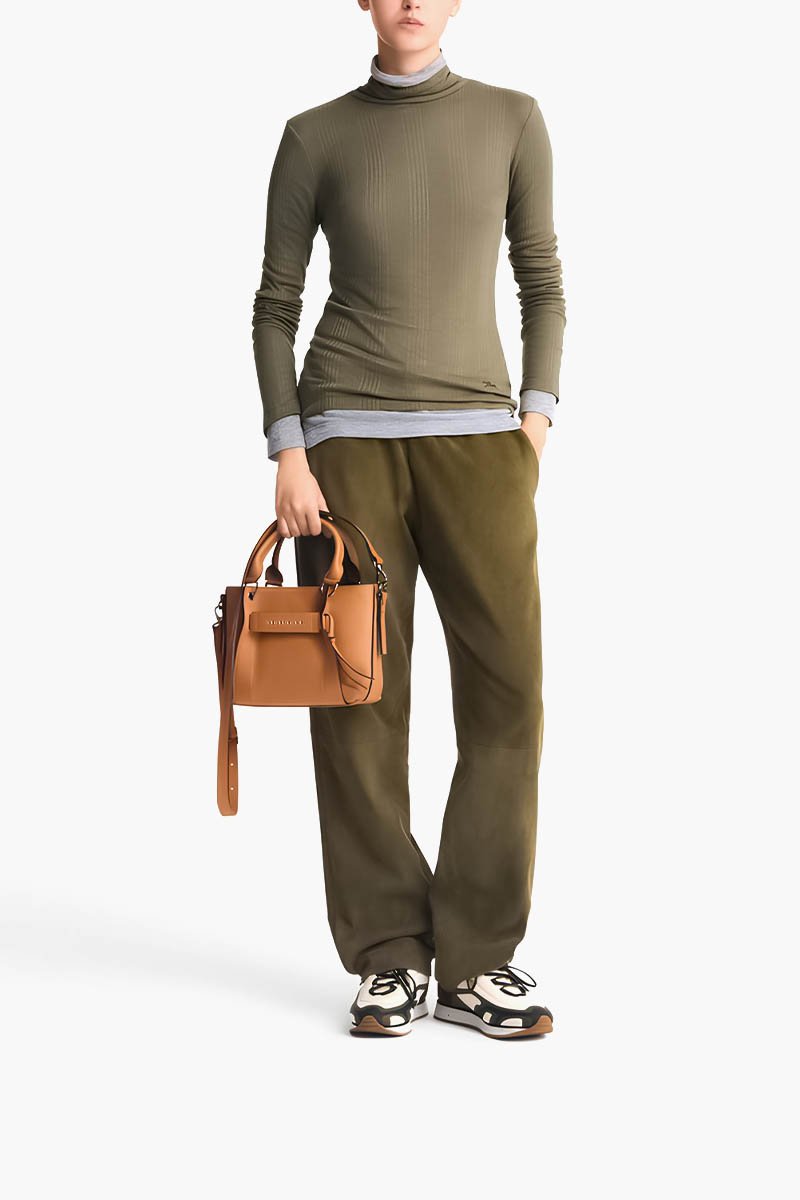 LONGCHAMP Small 3D Handbag in Natural Leather 3
