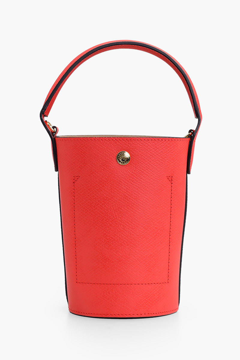 LONGCHAMP Epure Bucket Crossbody Bag in Strawberry Leather 1