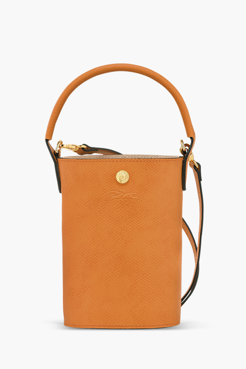 LONGCHAMP Epure Bucket Crossbody Bag in Apricot Leather 0