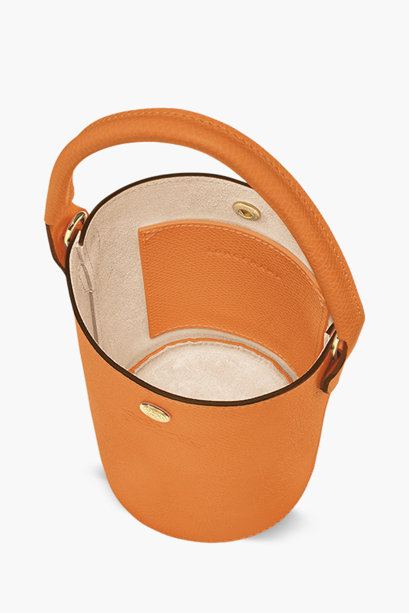 LONGCHAMP Epure Bucket Crossbody Bag in Apricot Leather 2