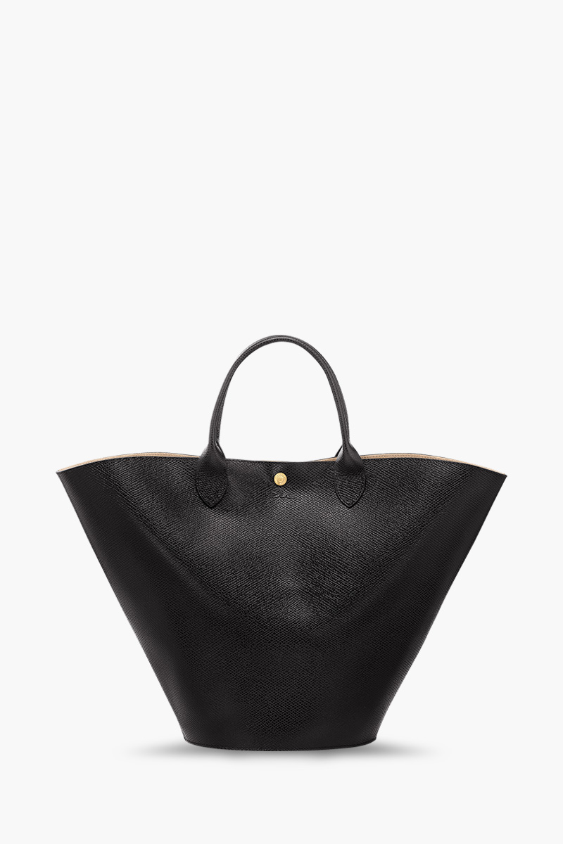 LONGCHAMP EPURE XL Tote Bag in Black Cowhide Leather 0