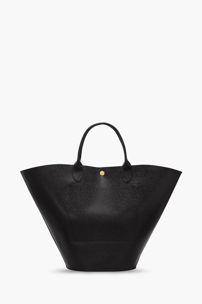 LONGCHAMP EPURE XL Tote Bag in Black Cowhide Leather 1