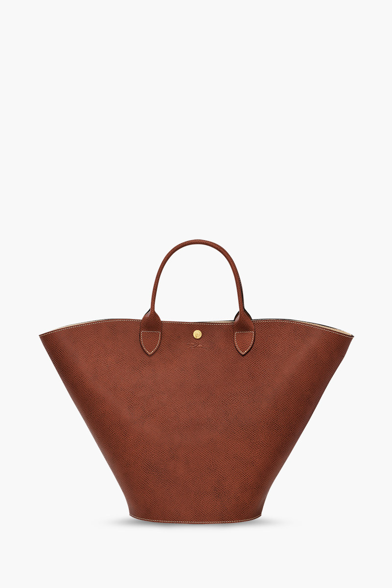 LONGCHAMP EPURE XL Tote Bag in Brown Cowhide Leather 0