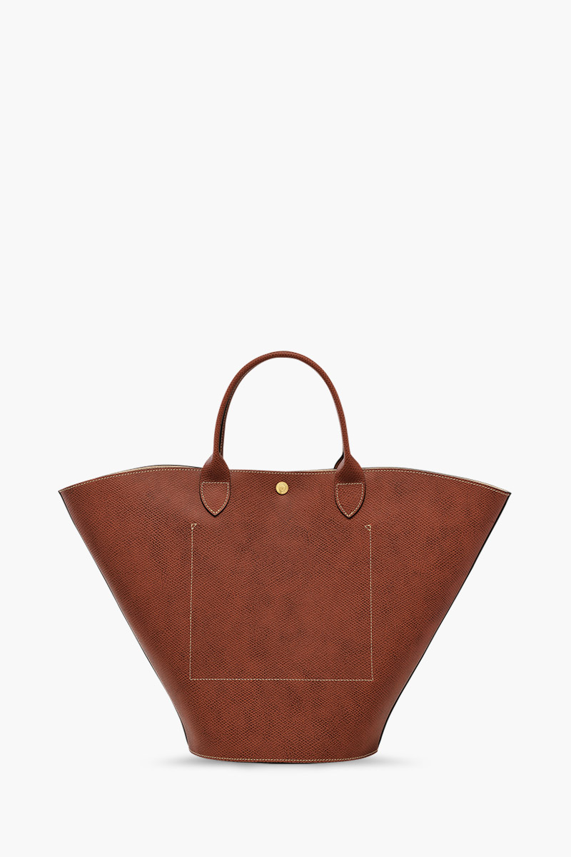 LONGCHAMP EPURE XL Tote Bag in Brown Cowhide Leather 1