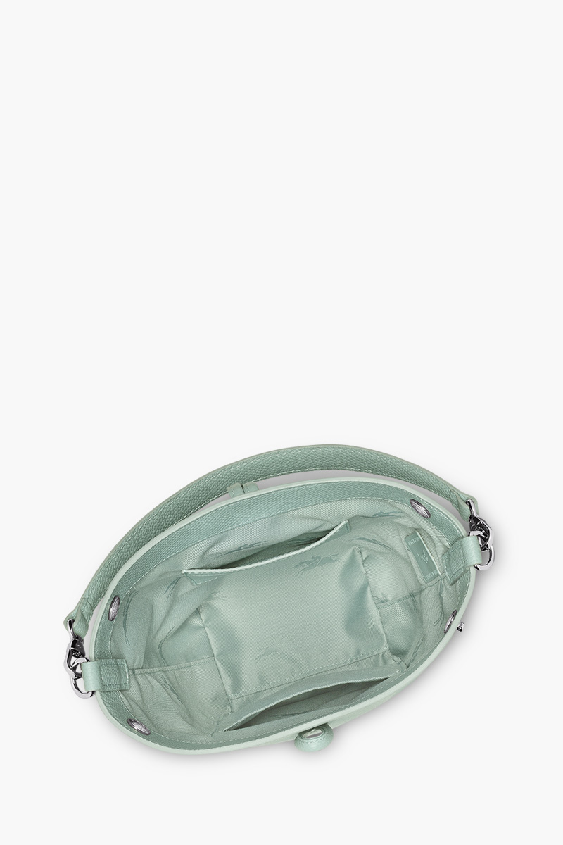 LONGCHAMP Le Roseau XS Bucket Bag in Celadon Leather 3