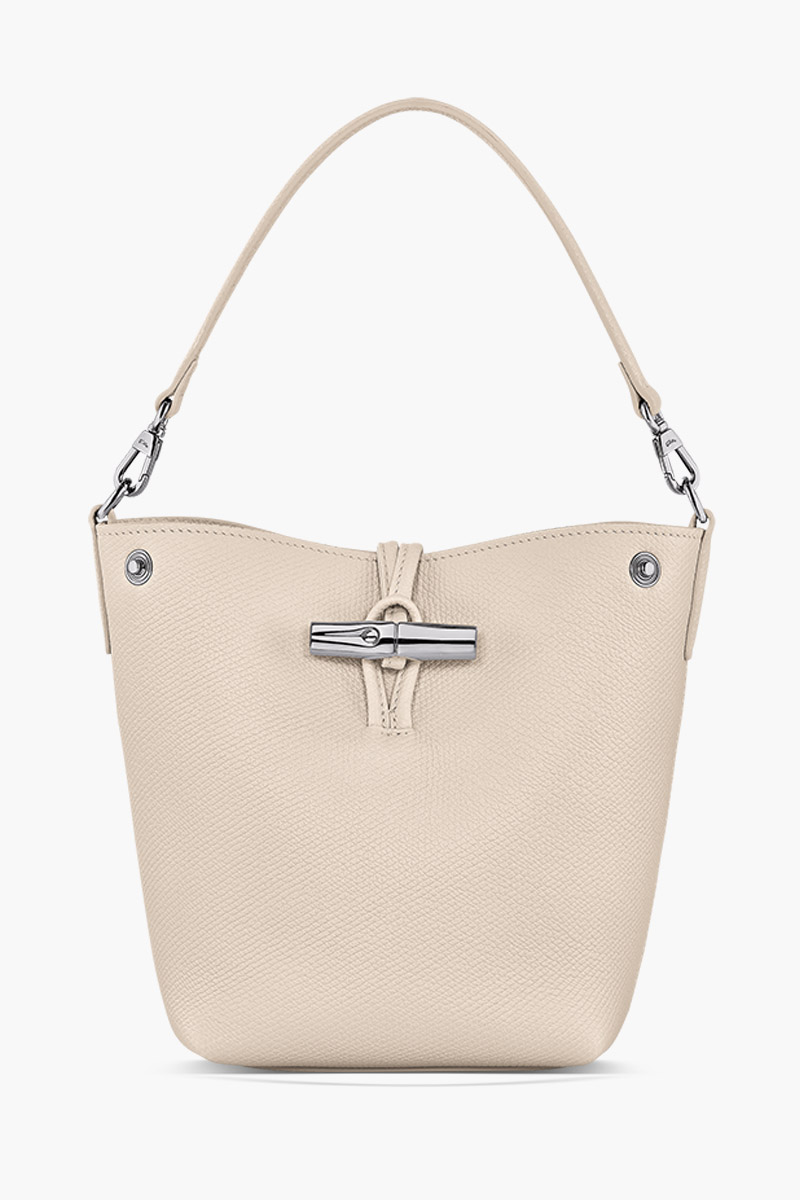 LONGCHAMP Le Roseau XS Bucket Bag in Paper Leather 0