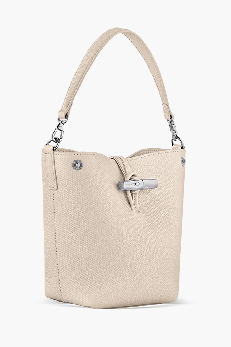 LONGCHAMP Le Roseau XS Bucket Bag in Paper Leather 2