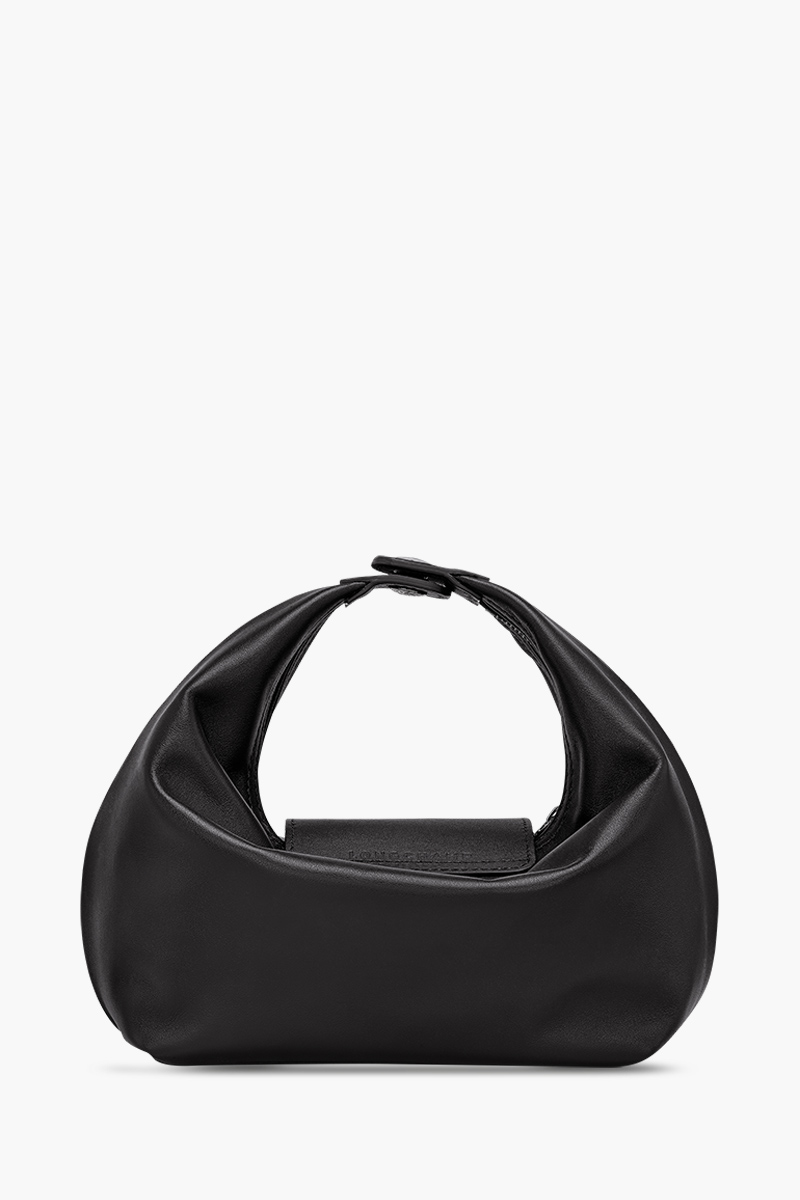 LONGCHAMP Le Pliage Xtra XS Handbag in Black Cowhide Leather 1