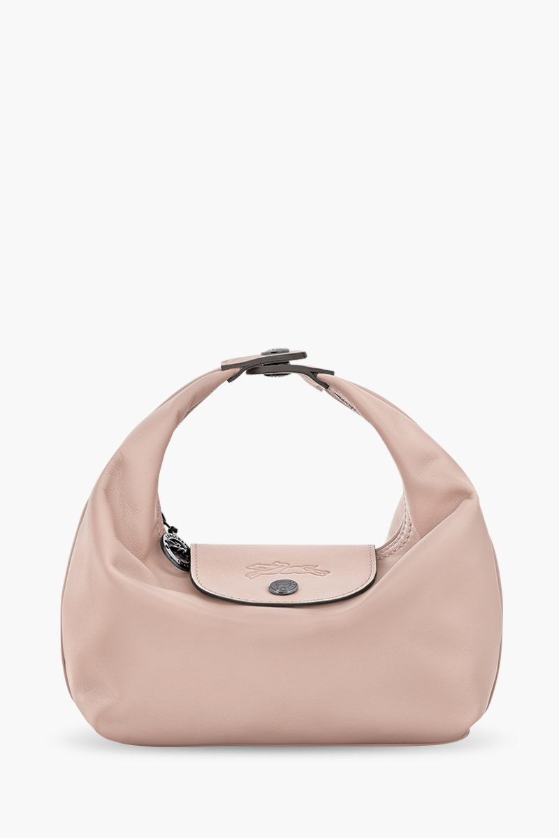 LONGCHAMP Le Pliage Xtra XS Handbag in Nude Cowhide Leather 0