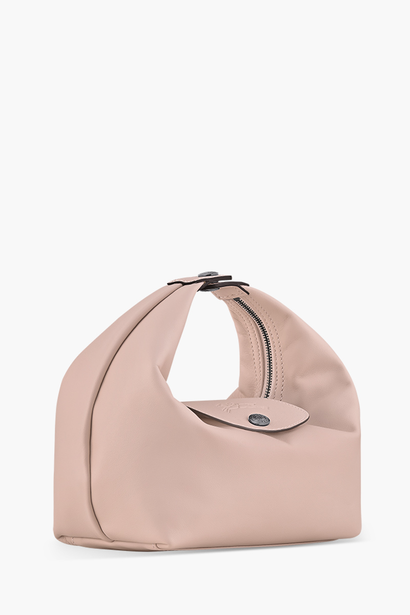 LONGCHAMP Le Pliage Xtra XS Handbag in Nude Cowhide Leather 2