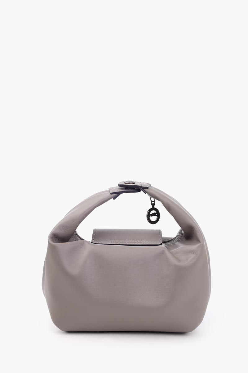 LONGCHAMP Le Pliage Xtra XS Handbag in Turtledove Cowhide Leather 2