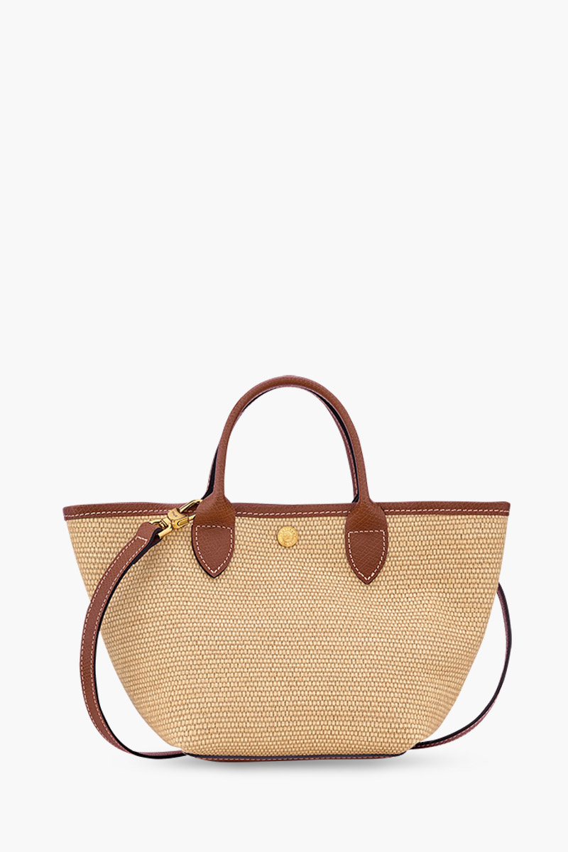 LONGCHAMP XS Le Pliage Collection Basket Bag in Brown  1