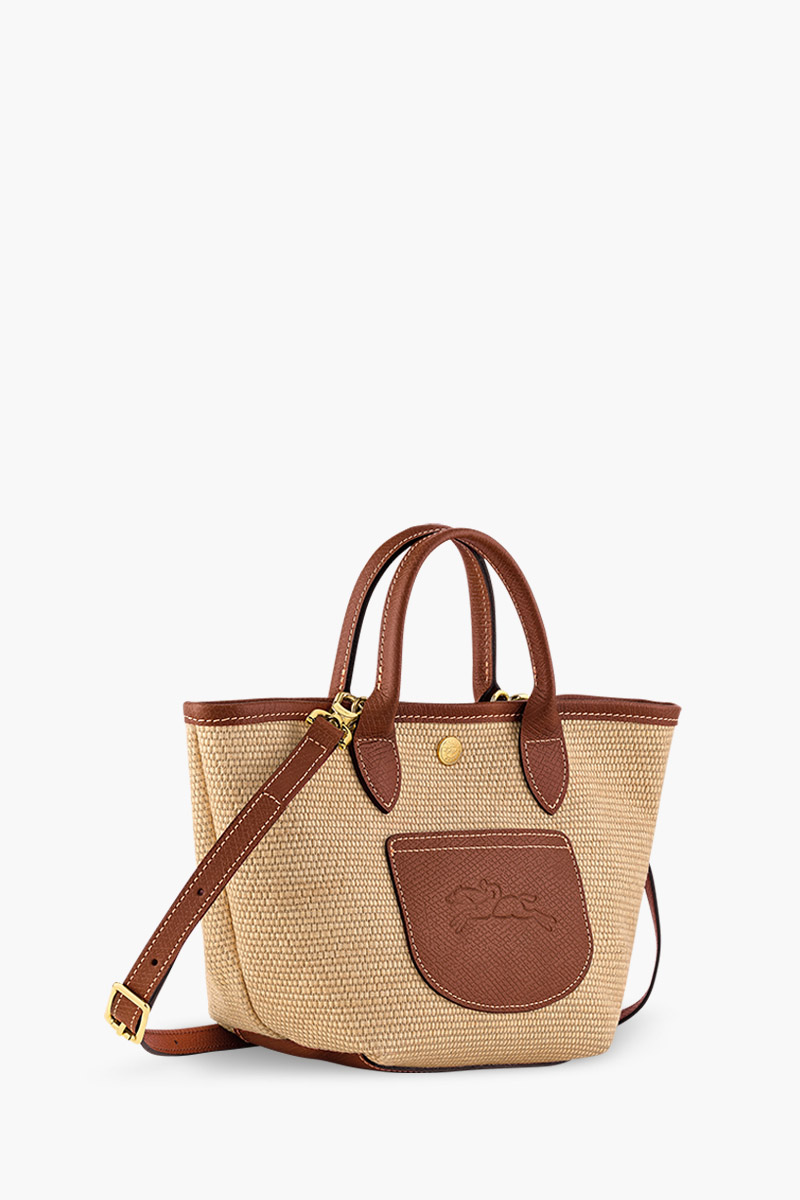 LONGCHAMP XS Le Pliage Collection Basket Bag in Brown  2