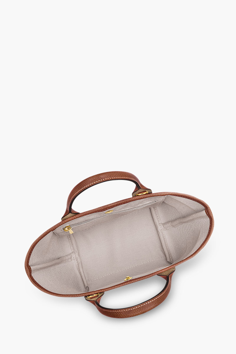 LONGCHAMP XS Le Pliage Collection Basket Bag in Brown  3