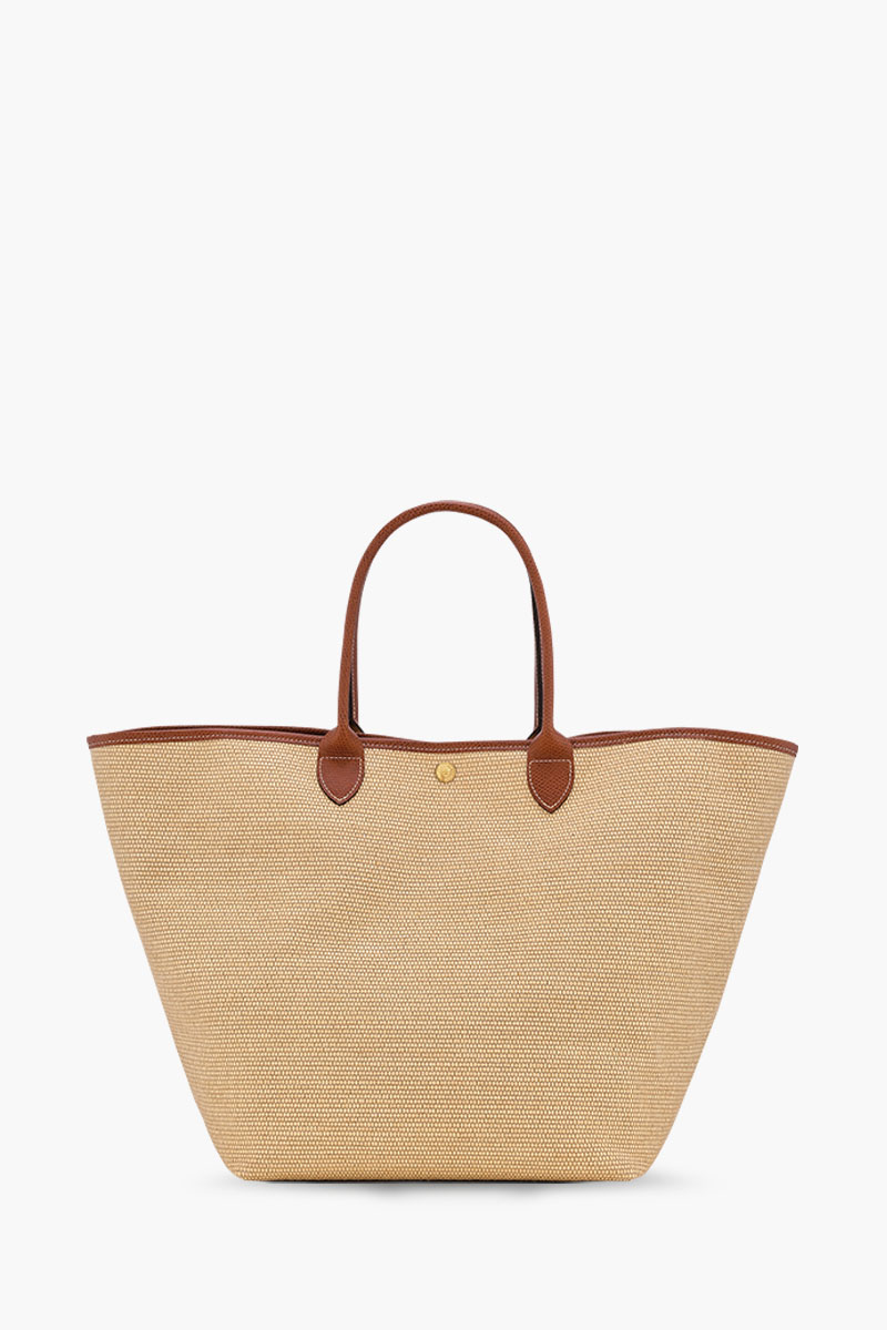 LONGCHAMP L Le Pliage Collection Basket Bag in Brown 1