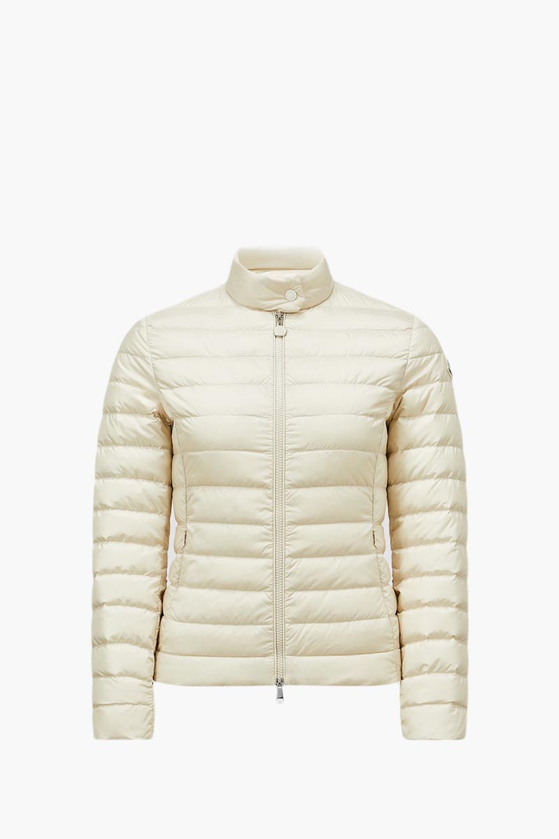 MONCLER Women Igelle Short Down Jacket in White Ivory 0