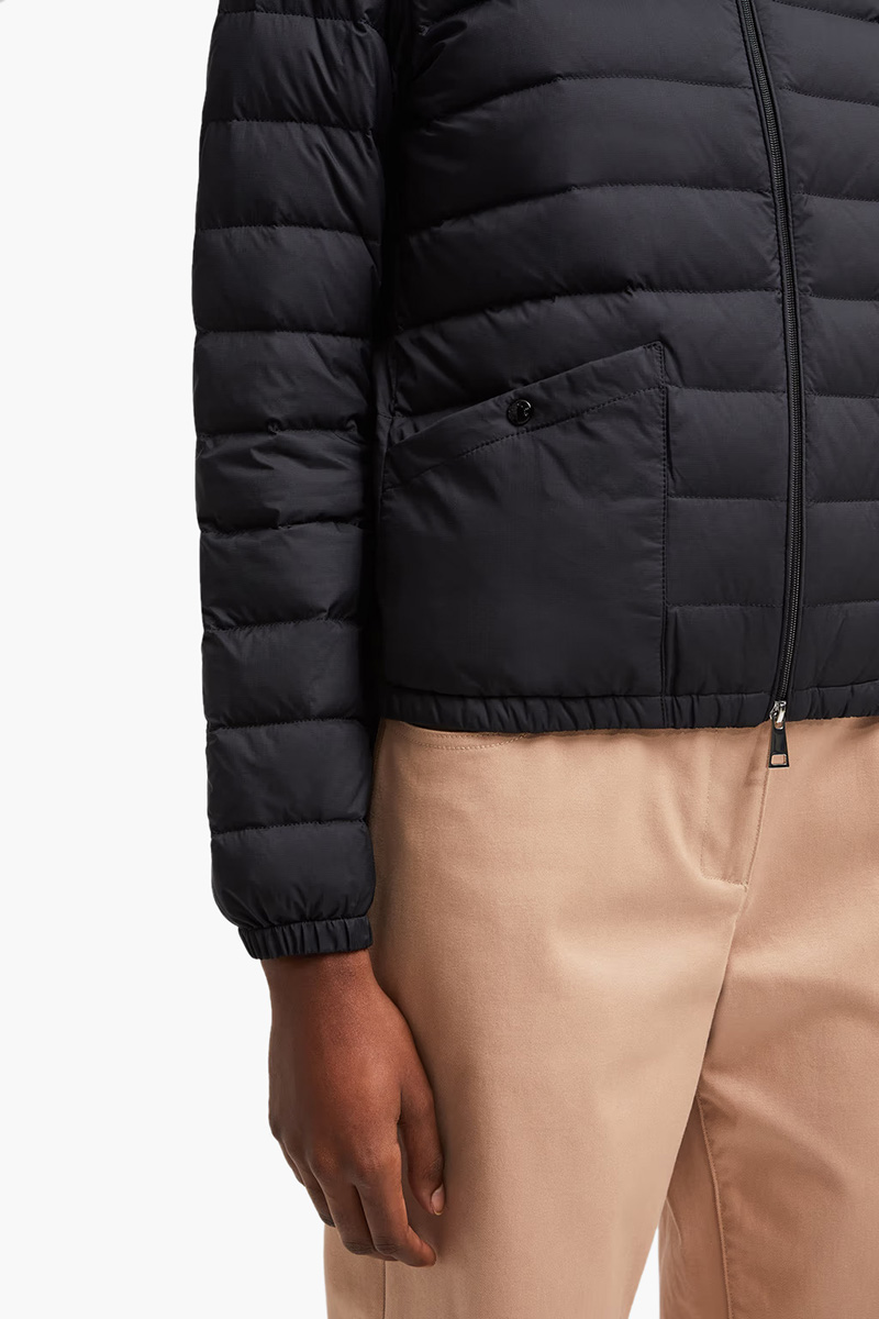 MONCLER Women Hede Hooded Short Down Jacket in Black 4