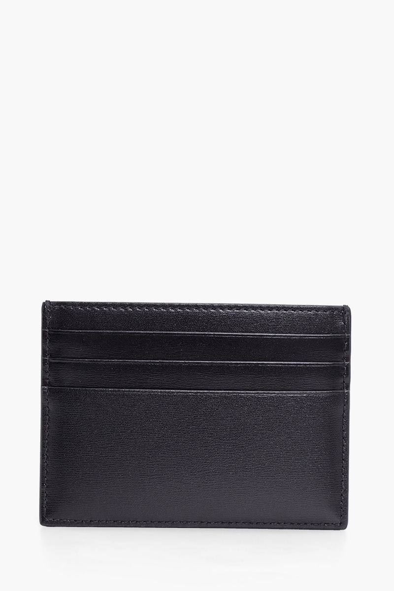 CELINE Women Triomphe Card Holder in Black SHW Shiny Calfskin 1
