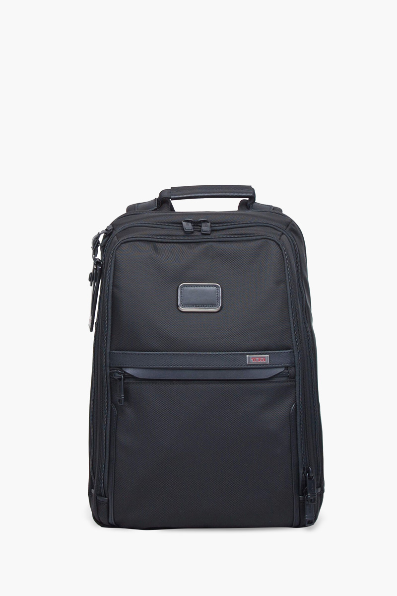 TUMI Alpha 3 Slim Backpack in Black Ballistic Nylon 0