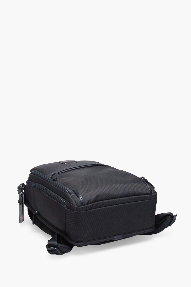 TUMI Alpha 3 Slim Backpack in Black Ballistic Nylon 2