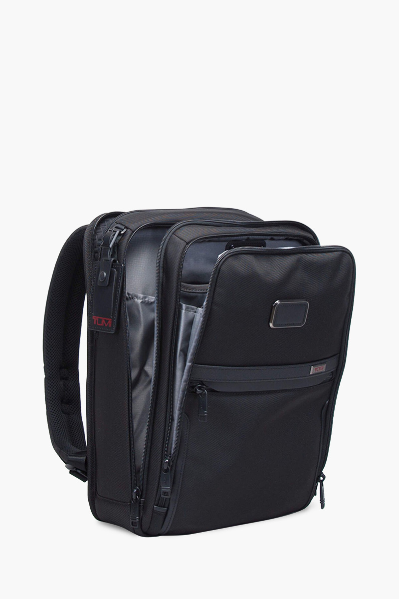 TUMI Alpha 3 Slim Backpack in Black Ballistic Nylon 3