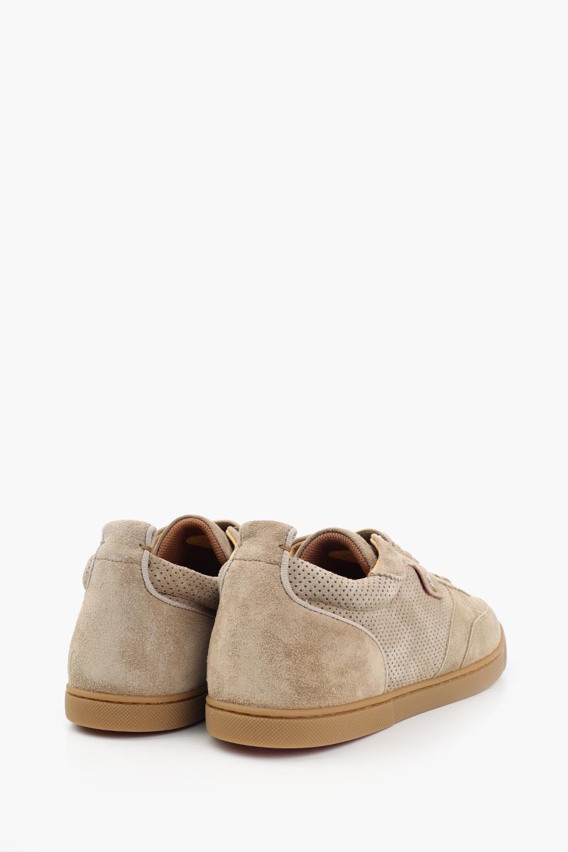 CHRISTIAN LOUBOUTIN Men Tutti Rui CL Logo Sneakers in Sahariene Leather 1