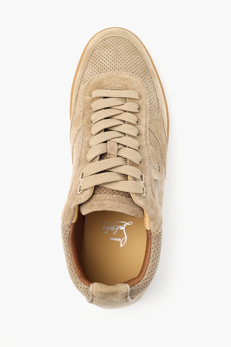 CHRISTIAN LOUBOUTIN Men Tutti Rui CL Logo Sneakers in Sahariene Leather 3
