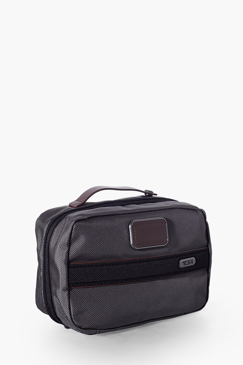 TUMI Gen 4.3 Core Split Travel Kit Bag in Castle Rock/Brown Ballistic Nylon 2