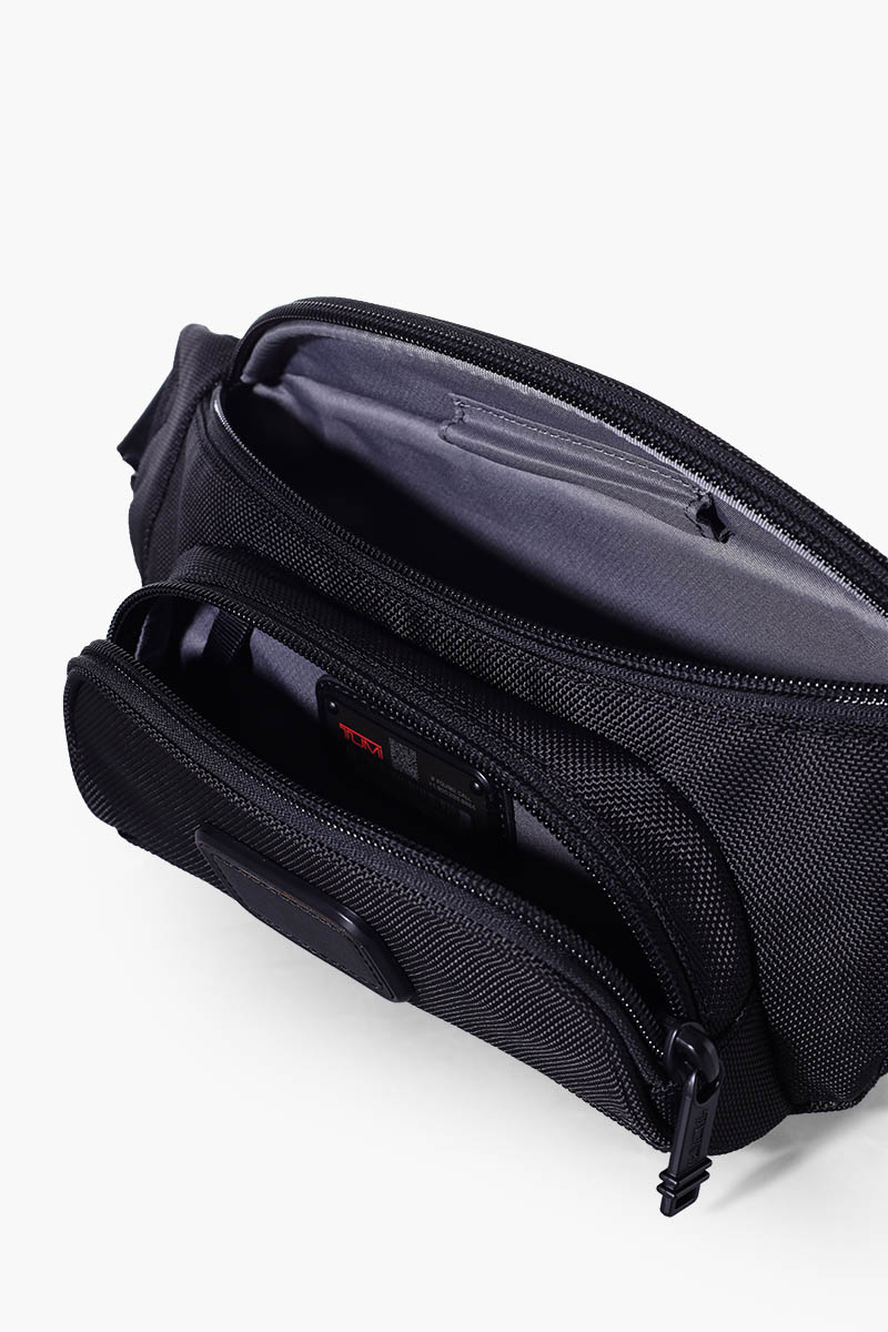 TUMI Gen 4.3 Core Waist Pack Bag in Black Ballistic Nylon 3
