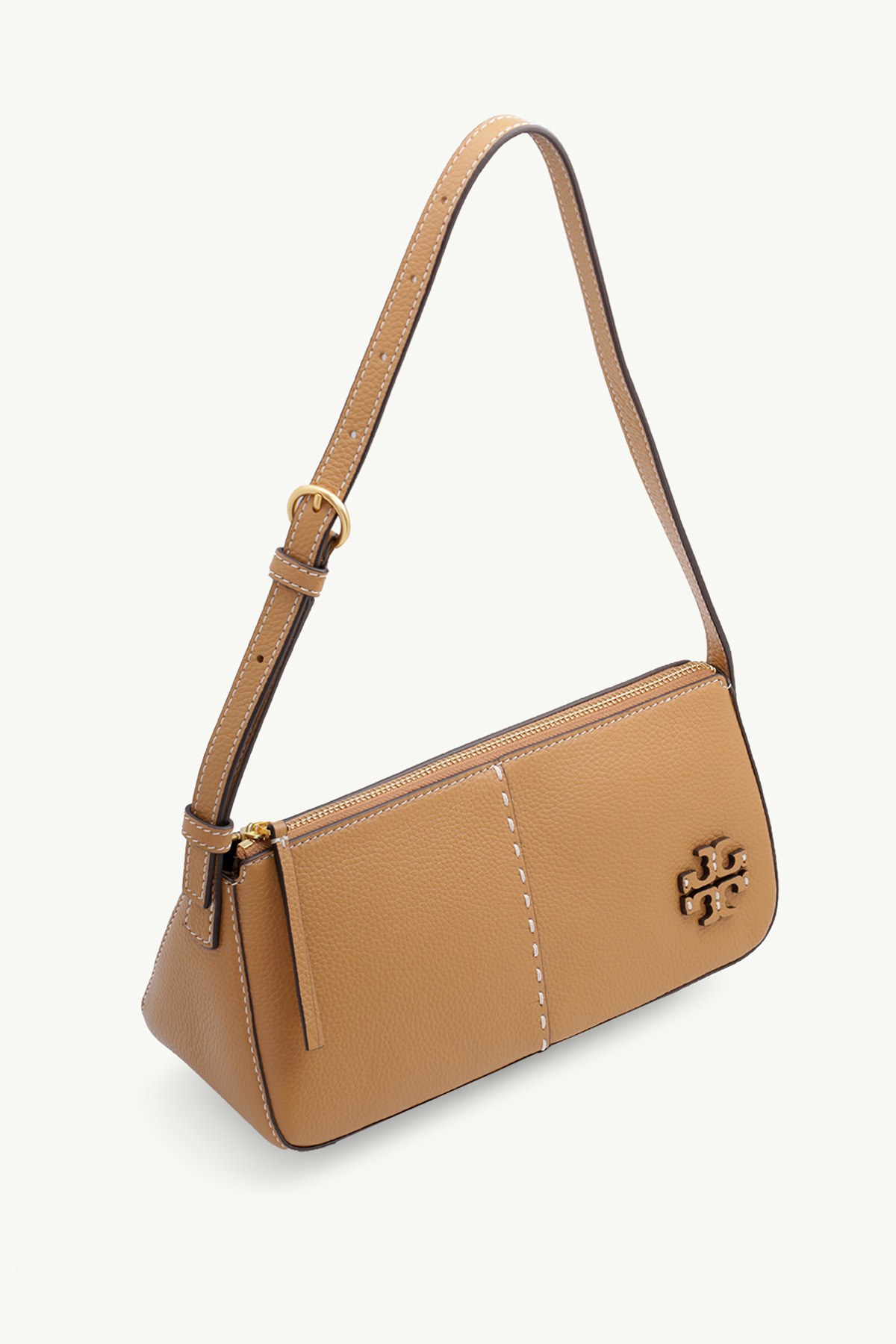 TORY BURCH McGraw Wedge Shoulder Bag in Tiramisu 2