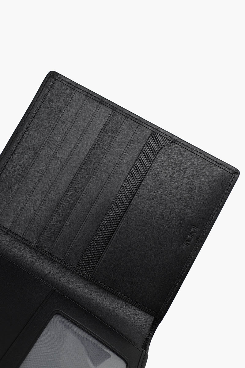 TUMI Alpha Passport Case in Black Ballistic Nylon 4