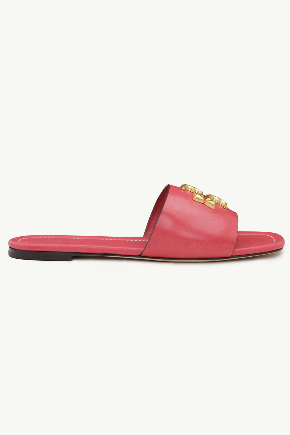 TORY BURCH Women Eleanor Slide in Bordeaux Smooth Leather GHW 0