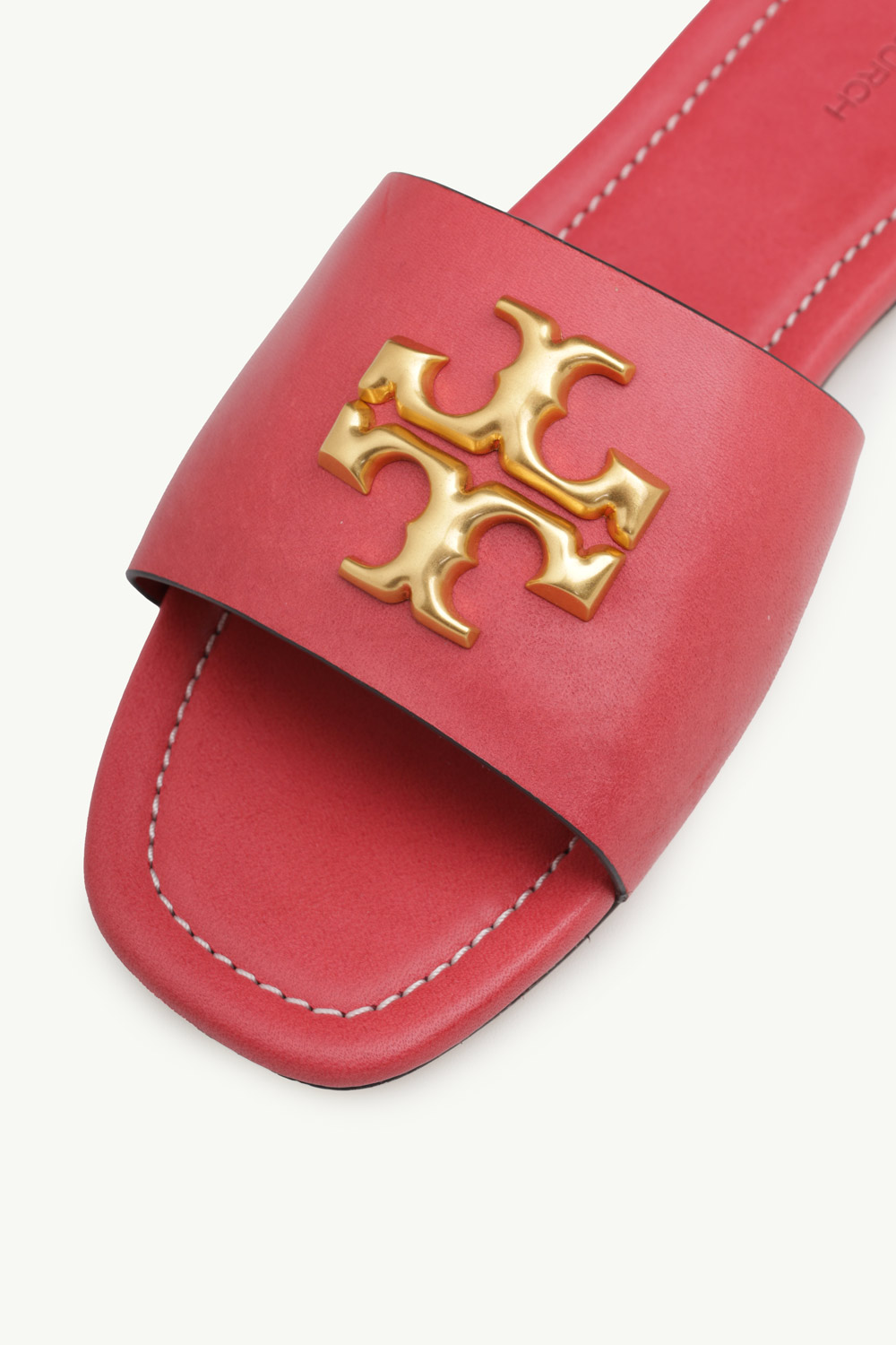 TORY BURCH Women Eleanor Slide in Bordeaux Smooth Leather GHW 4