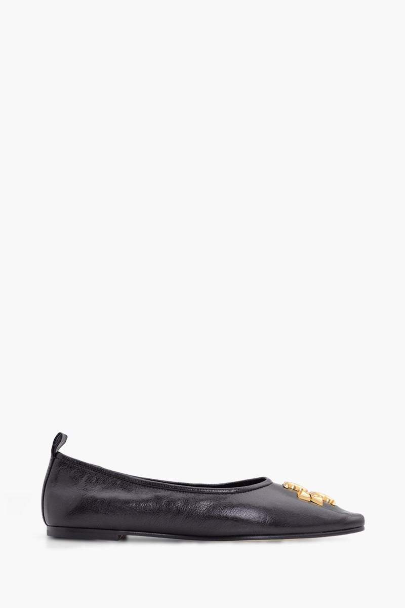 TORY BURCH Women Eleanor Ballet in Perfect Black 0