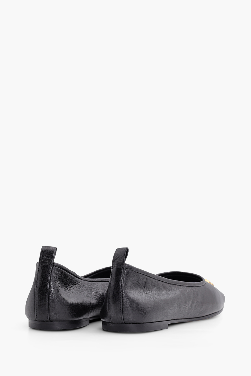 TORY BURCH Women Eleanor Ballet in Perfect Black 2