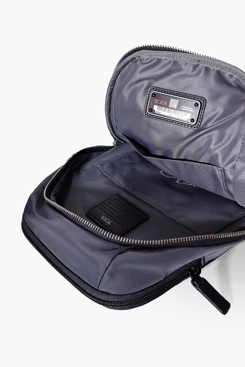 TUMI Monroe Berwick Sling Bag in Charcoal Nylon 3