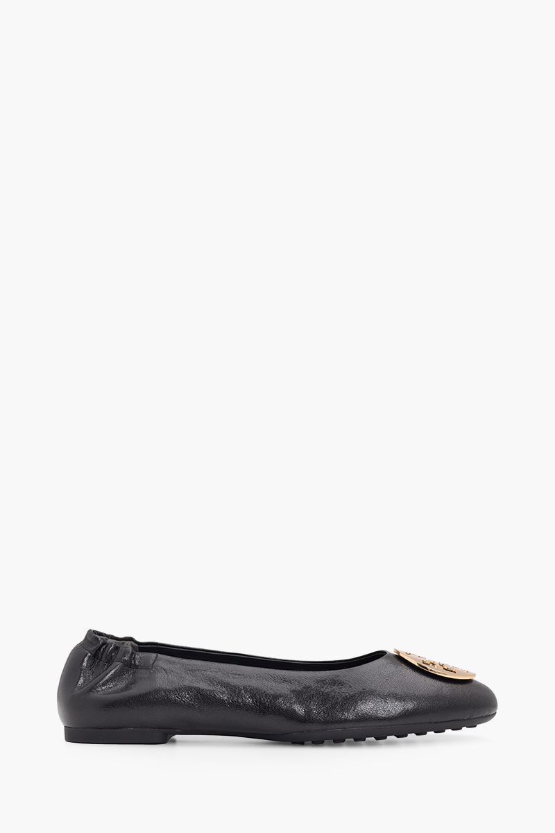 TORY BURCH Claire Flat Ballerina in Black 0