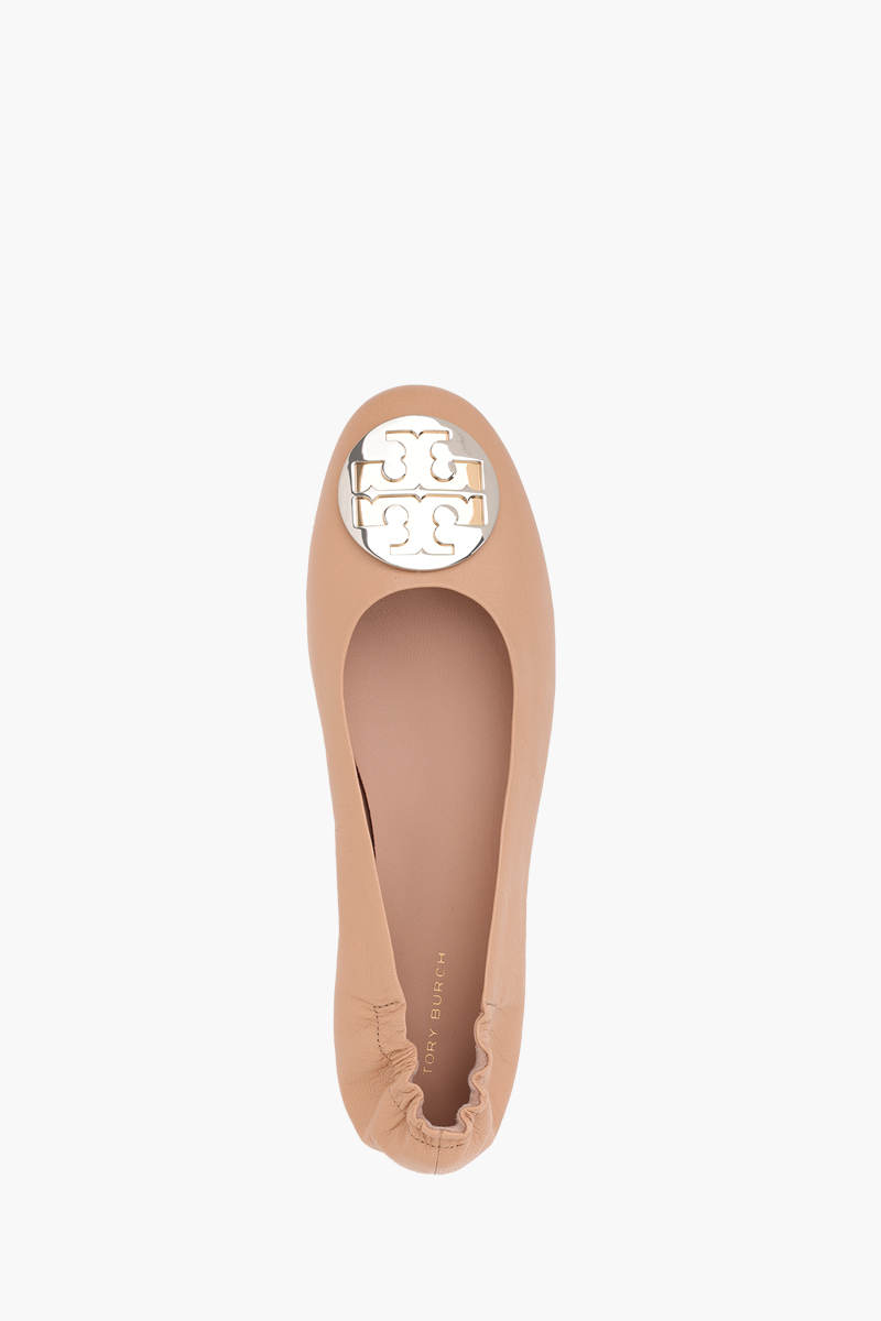 TORY BURCH Claire Flat Ballerina in Light Sand 3