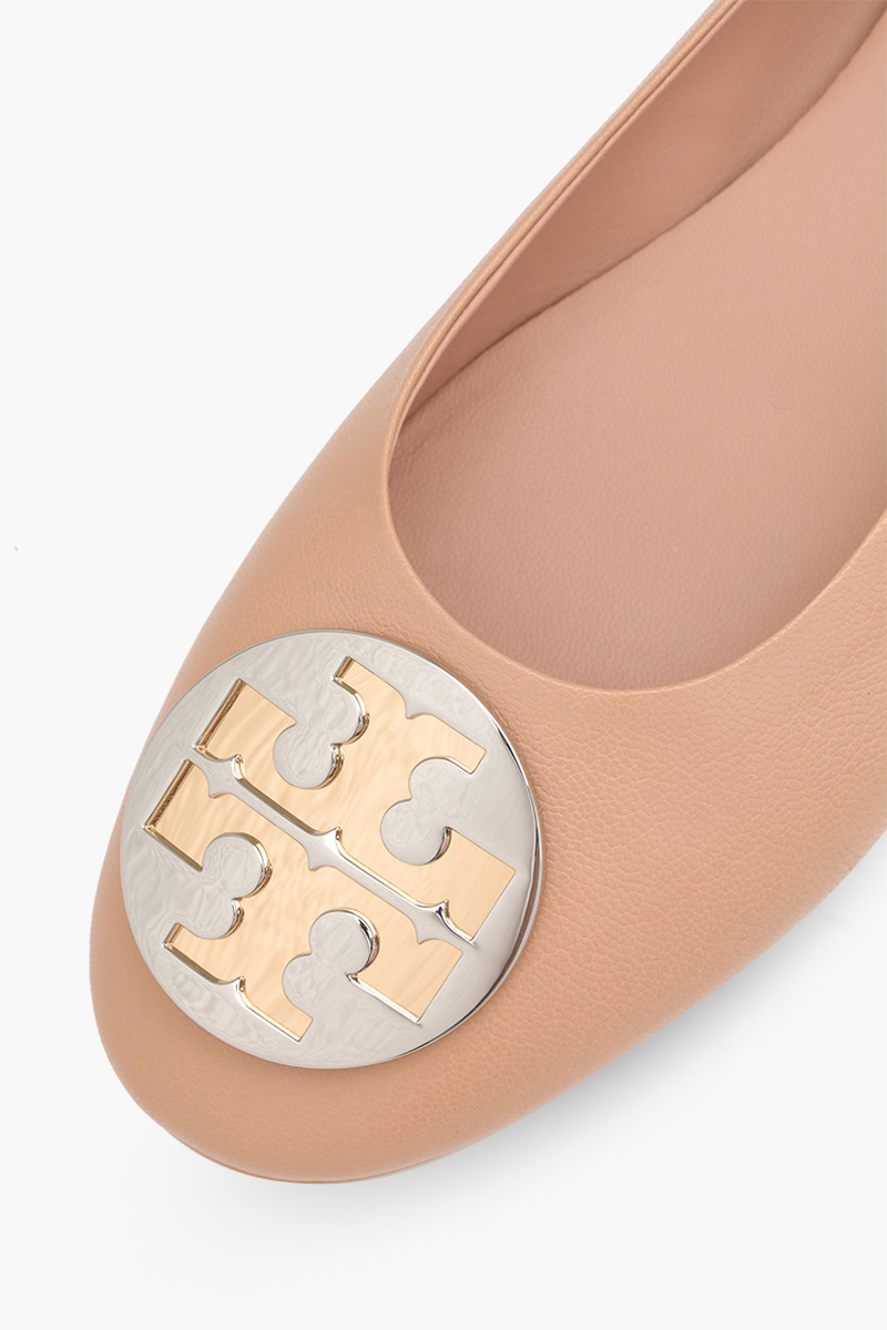 TORY BURCH Claire Flat Ballerina in Light Sand 4