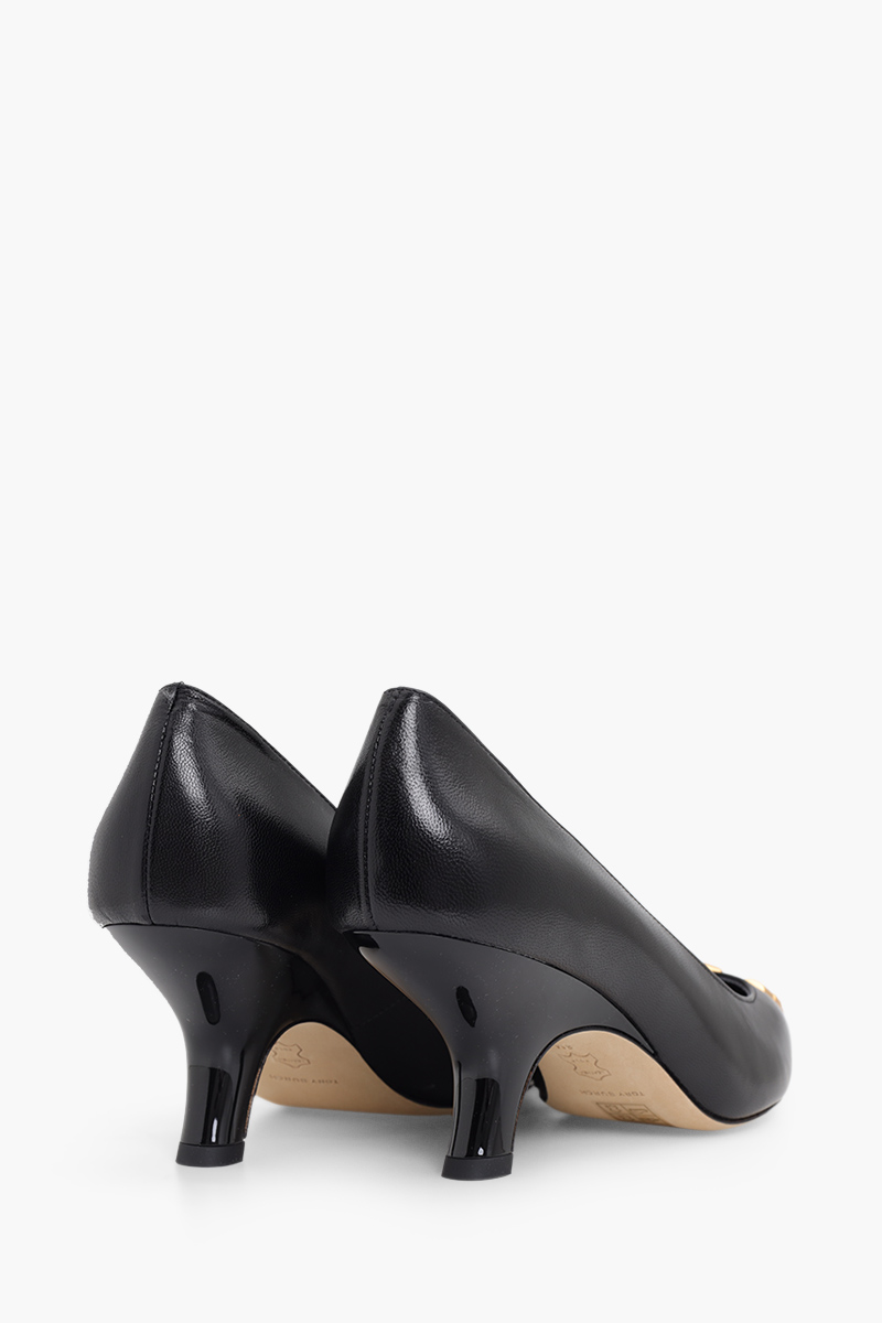 TORY BURCH Eleanor Angled Pump 65mm in Black Leather 2